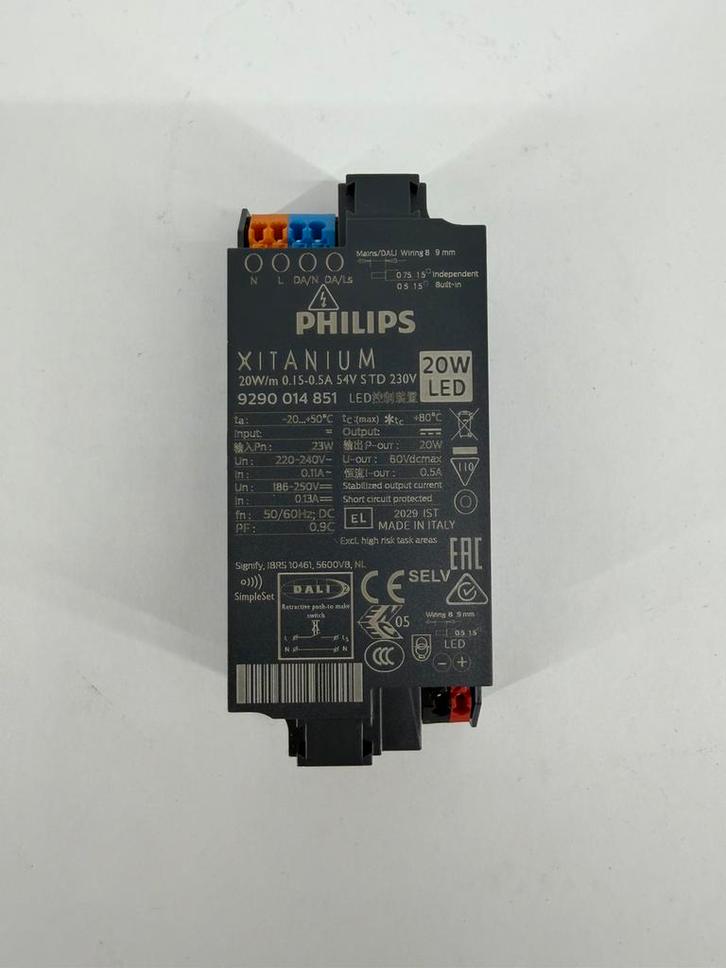 30x Driver LED Philips Xitanium 20 W — DALI/Touch & Dim, Maison & Meubles, Lampes | Autre, Neuf, Enlèvement ou Envoi