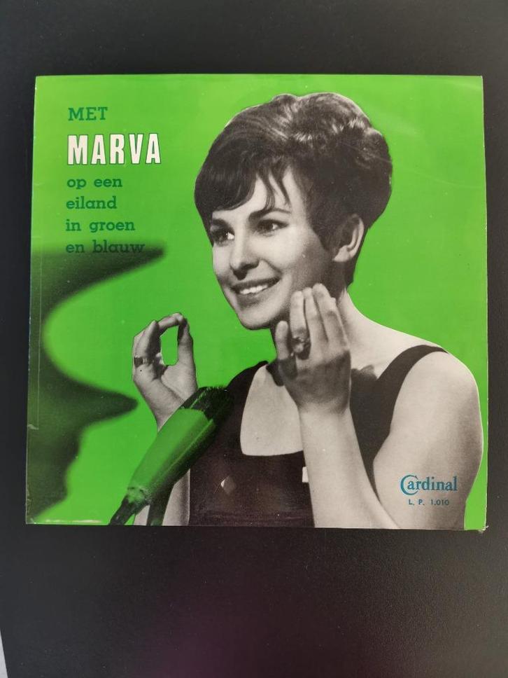 Met Marva op een eiland in groen en blauw, Cd's en Dvd's, Vinyl | Nederlandstalig, Zo goed als nieuw, Ophalen of Verzenden