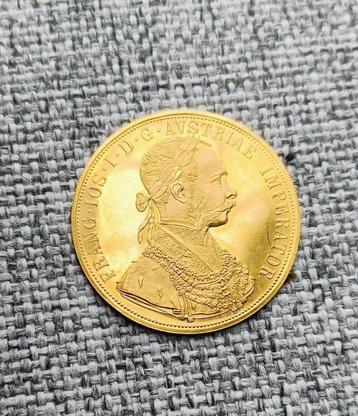 Gouden munt: 4 Ducats - Francis Joseph I 1915 beschikbaar voor biedingen