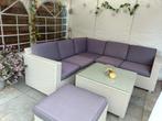 Mooi tuinset met kussens (bezorgoptie), Ophalen of Verzenden, Zo goed als nieuw, Wicker, Loungeset