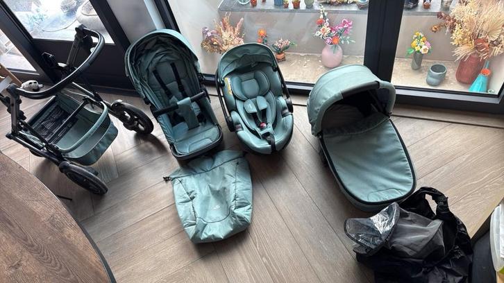 Britax Romer Smile 5Z kinderwagen 3-in-1 set jade green, Kinderen en Baby's, Tweelingen en Meerlingen, Ophalen