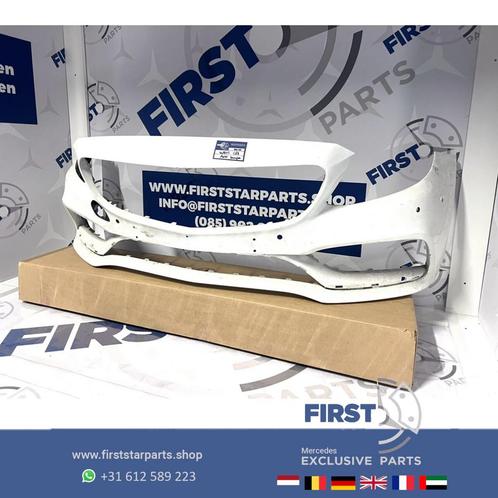 W205 C205 C63 AMG Voorbumper grijs origineel Mercedes 63, Auto-onderdelen, Carrosserie, Bumper, Mercedes-Benz, Voor, Gebruikt