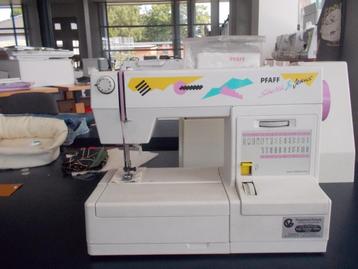 pfaff strech en jeans, Hobby & Loisirs créatifs, Enlèvement, Utilisé, Machine à coudre, Pfaff