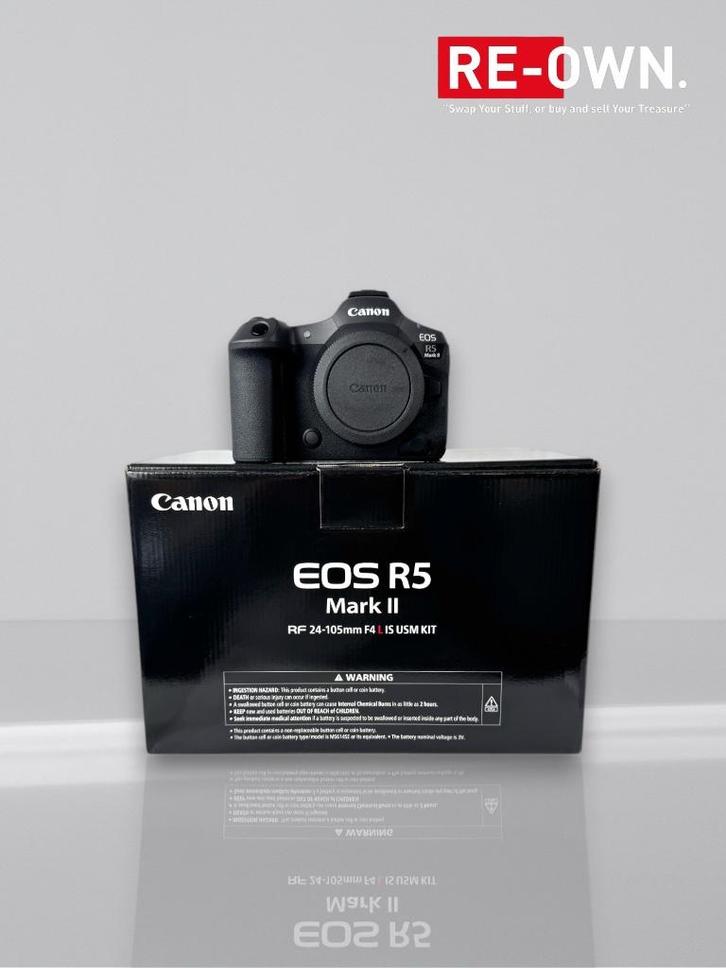 Canon R5 mark II (nieuw in doos+2 jaar garantie)BTW factuur, Audio, Tv en Foto, Fotocamera's Digitaal, Zo goed als nieuw, Compact