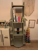 Bibliothèque tournante sur roulettes enfant 6 présentoirs, Maison & Meubles, 25 à 50 cm, Enlèvement, Utilisé, 50 à 100 cm