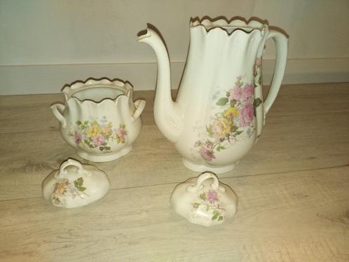 Koffieset van porselein van Baudour, Antiek en Kunst, Antiek | Porselein, Ophalen of Verzenden