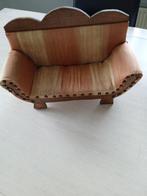 Vintage houten poppen zetel, Ophalen of Verzenden, Zo goed als nieuw