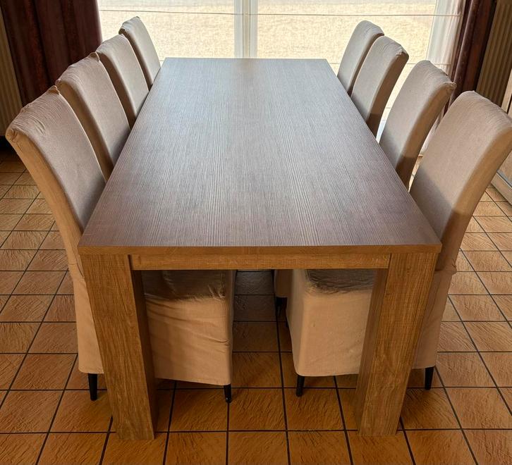 Volledige eetplaats, Maison & Meubles, Salles à manger complètes, Comme neuf, Enlèvement