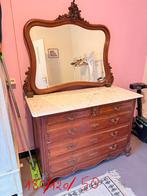 Ladenkast + spiegel, Antiek en Kunst, Antiek | Meubels | Kasten, Ophalen