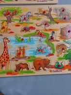 steekpuzzel met dierenfiguurtjes, Ophalen, 10 tot 50 stukjes, Zo goed als nieuw, 6 maanden tot 2 jaar