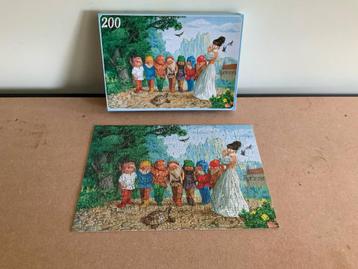 Vintage puzzel sneeuwwitje en de 7 dwergen (200 stukken) beschikbaar voor biedingen