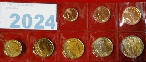 Luxemburg 2024 - UNC serie 1 cent t/m 2 euro, Timbres & Monnaies, Monnaies | Europe | Monnaies euro, Série, Luxembourg, Enlèvement ou Envoi