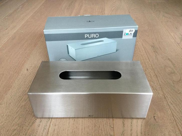 Tissue box van Zack, Huis en Inrichting, Badkamer | Badtextiel en Accessoires, Nieuw, Overige typen, Grijs, Ophalen of Verzenden