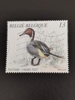 Belgique 1989 - oiseaux - canards - canard pilet (du carnet), Timbres & Monnaies, Enlèvement ou Envoi, Affranchi, Autre
