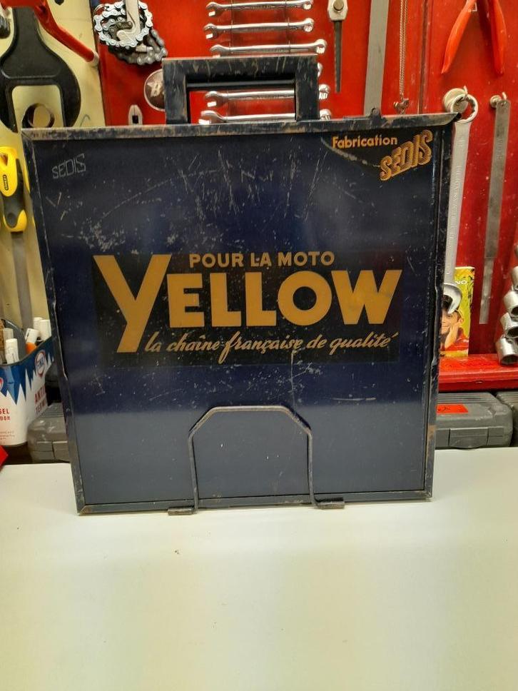 oude gele Sedis motorkettingdispenser, Diversen, Overige Diversen, Gebruikt, Verzenden