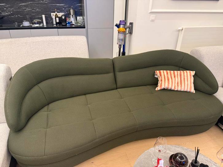 ️ Canapé design Maison XXL + pouf – état neuf, Huis en Inrichting, Zetels | Zetels en Chaises Longues, Zo goed als nieuw, Ophalen