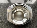 4 inox kommetjes, Ophalen of Verzenden