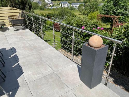 Garde-corps en inox fabrication et placement, Doe-het-zelf en Bouw, Hang- en Sluitwerk, Nieuw, Overige typen, Inox, Ophalen