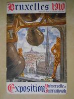 2 cartes postales: Bruxelles 1910, Exposition universelle, Collections, Cartes postales | Belgique, Non affranchie, Bruxelles (Capitale)
