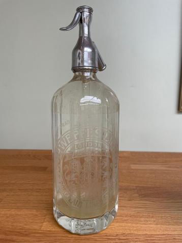 Vintage spuitwater fles