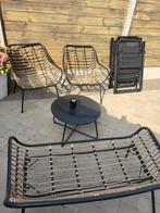 Tuinset, Tuin en Terras, Tuinsets en Loungesets, Ophalen, 5 zitplaatsen, Gebruikt, Bijzettafel