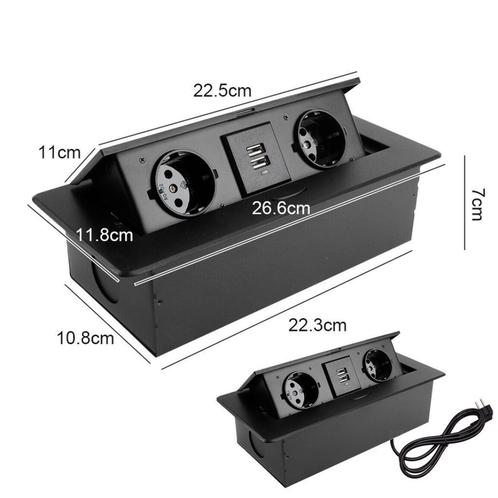 Inbouwstopcontact inbouw stopcontact keuken blad usb NIEUW, Hobby en Vrije tijd, Overige Hobby en Vrije tijd, Nieuw, Ophalen