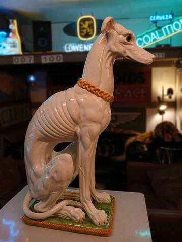 Vintage beeld Whippet hond XXL Italiaans design beschikbaar voor biedingen