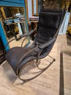 Antieke vintage schommelstoel uit de jaren 80 van Peter Coop, Antiek en Kunst