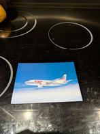 Czech airlines, Verzamelen, Luchtvaart en Vliegtuigspotten, Ophalen of Verzenden, Zo goed als nieuw, Kaart, Foto of Prent