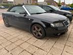 Audi A4 Cabrio 1.8T, Auto's, Audi, Voorwielaandrijving, Cabriolet, A4, Zwart