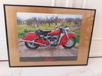 TE KOOP: Klassieke Indian Motorcycle Poster – Slechts €29!, Verzamelen, Ophalen of Verzenden, Zo goed als nieuw