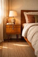 Prachtige set vintage nachtkastjes, Huis en Inrichting, Slaapkamer | Nachtkastjes, Ophalen of Verzenden, Gebruikt, Hout