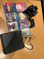 Ps4 1tb + 7 spellen + 3 controllers, Games en Spelcomputers, Spelcomputers | Sony PlayStation 4, Ophalen, 1 TB, Met 3 controllers of meer