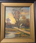 Mooi landschapschilderij leon buy, Antiek en Kunst, Kunst | Schilderijen | Klassiek, Ophalen