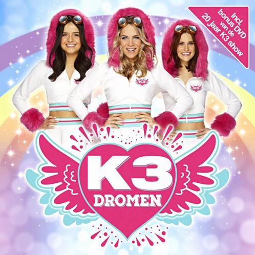 1763 - K3 - DROMEN - 1CD/DVD - NIEUW, Cd's en Dvd's, Cd's | Kinderen en Jeugd, Nieuw in verpakking, Muziek, 3 tot 5 jaar, 6 tot 9 jaar