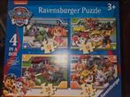 4 PAW patrol puzzels 12/16/20/24 st, Ophalen of Verzenden, Gebruikt