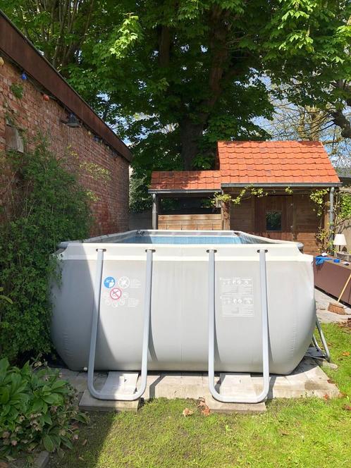 Intex zwembad 5,4 x 2,7m, Tuin en Terras, Zwembaden, Gebruikt, Ophalen