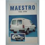 Austin Maestro 700L VAN Brochure 1983 #2 Nederlands, Livres, Autos | Brochures & Magazines, Utilisé, Enlèvement ou Envoi