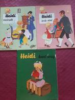 Set van 3 vintage prentenboekjes – Heidi (jaren ’70), Ophalen of Verzenden, Gelezen