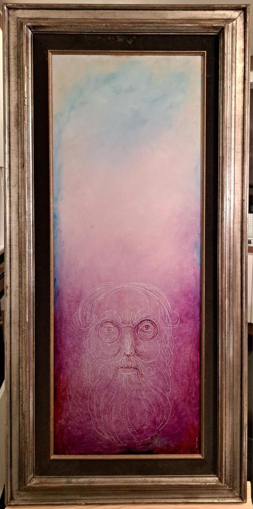 DE BOECK Felix "Zelfportret" 1977 olie op paneel, Antiek en Kunst, Kunst | Schilderijen | Modern, Ophalen