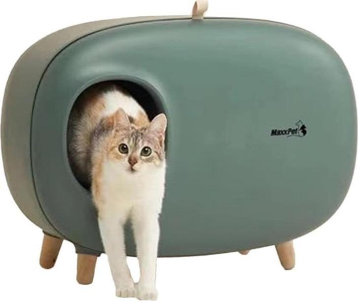 Kattenbak met lade 60x38x45cm - 22355, Dieren en Toebehoren, Kattenbakken, Nieuw, Gesloten, Ophalen of Verzenden