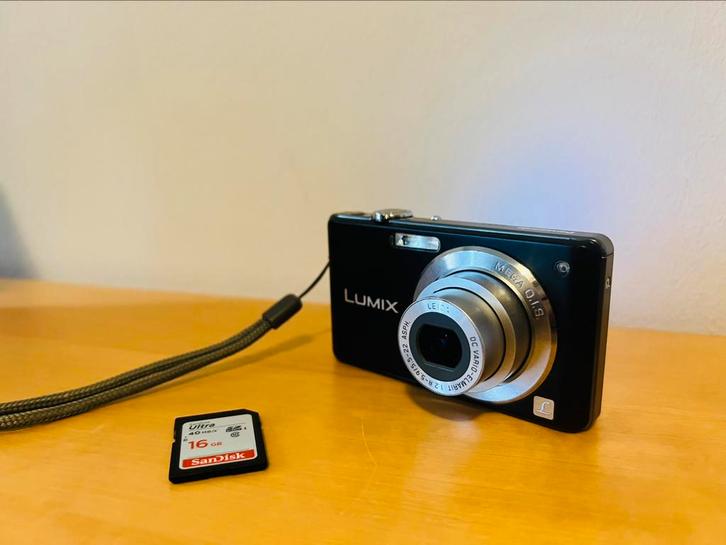Panasonic Lumix FS6, incl toebehoren, Audio, Tv en Foto, Fotocamera's Digitaal, Gebruikt, Compact, Overige Merken, 4 t/m 7 keer