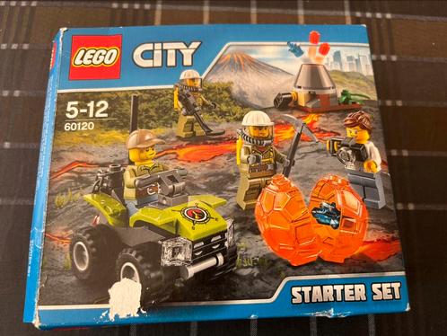Lego city Vulkaan starter set 60120 5-12j, Kinderen en Baby's, Speelgoed | Duplo en Lego, Gebruikt, Lego, Ophalen