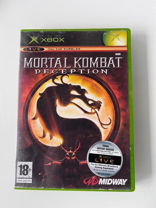 XBOX Mortal Kombat Deception, Games en Spelcomputers, Games | Xbox Original, Gebruikt, Avontuur en Actie, 1 speler, Vanaf 18 jaar