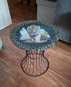 Belle petite table de salon /d'appoint en résine "tigre", Huis en Inrichting, Tafels | Bijzettafels, Ophalen, Nieuw