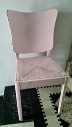 Houten/rieten stoel, Huis en Inrichting, Stoelen, Ophalen, Riet of Rotan, Gebruikt, Overige kleuren