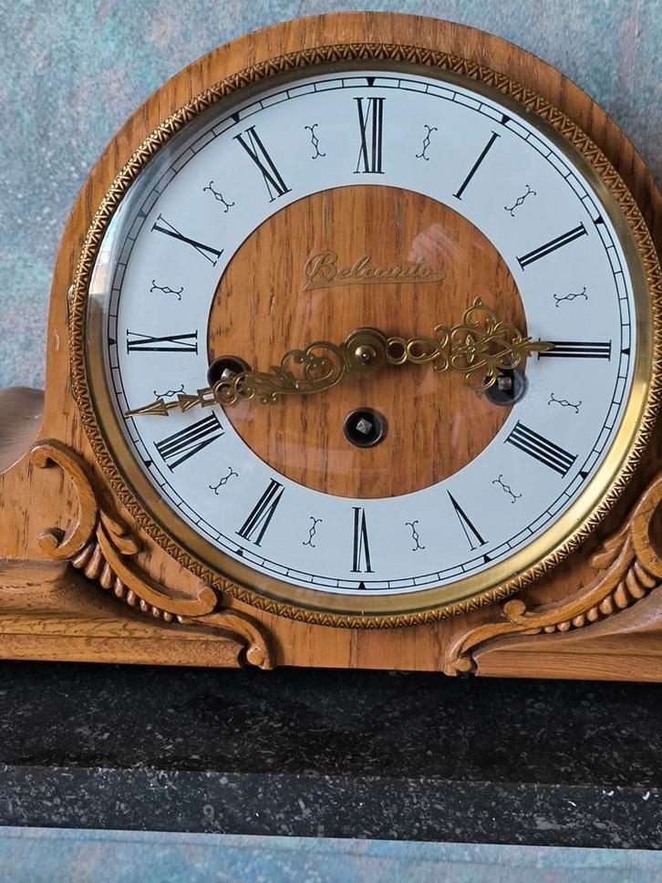 Pendule de cheminée HERMLE Carillon Westminster, Antiek en Kunst, Antiek | Klokken, Ophalen