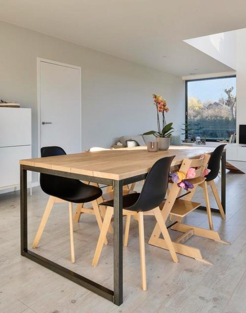Eettafel L210 x D100 x H77 cm (!! ophalen 13 of 14 juli '25), Huis en Inrichting, Tafels | Eettafels, Gebruikt, 100 tot 150 cm