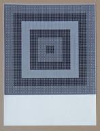 MARC VERSTOCKT / KUNST OP CAMPUS / ZW-W ZEEFDRUK / 72x55cm, Antiek en Kunst, Kunst | Litho's en Zeefdrukken, Ophalen of Verzenden