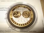 Pièce Commémorative Chypre Argent/Plaqué Or Hommage à l'Euro, Enlèvement ou Envoi, Argent, Autres valeurs, Série